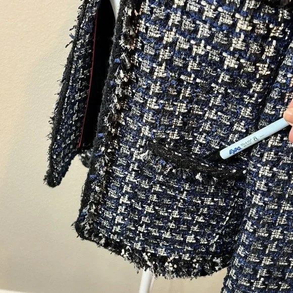 J. Crew Lady jacket in metallic houndstooth Preppy Teacher Office Professional 4